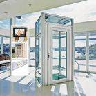 Side Opening Personal Home Elevators Glass Type Residential Villa Elevator